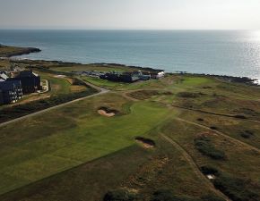 Royal Porthcawl 18th Aerial Side